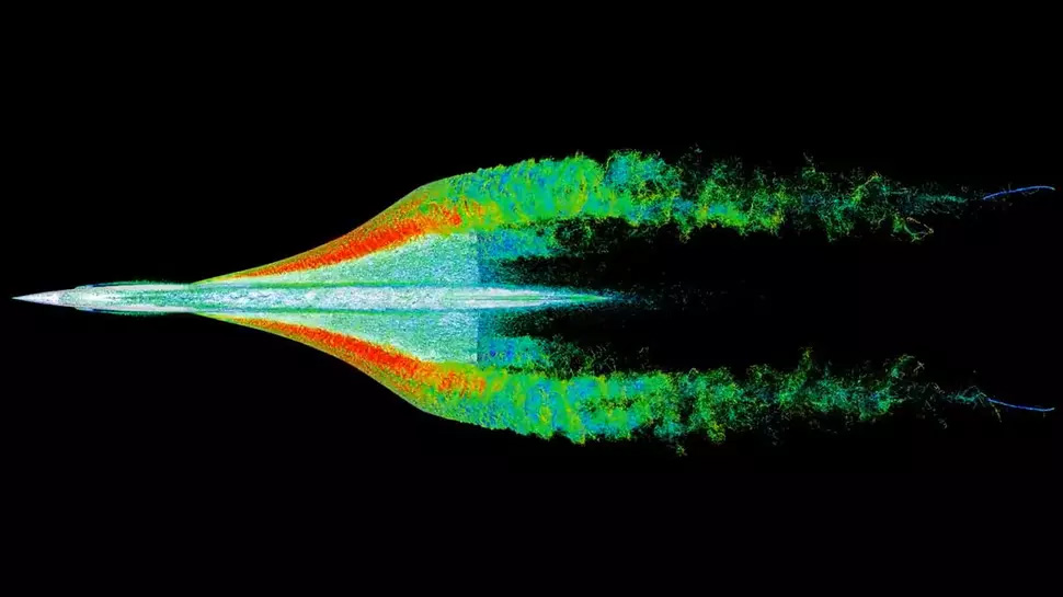FluidX3D Concorde aerodynamics CFD velocity field